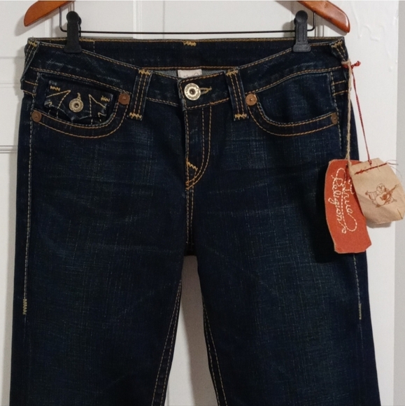 🔴SOLD🔴🆕️ 👖HTF True Religion👖 - Gin & Juice Becky Big T Bootcut Jean - Picture 6 of 16